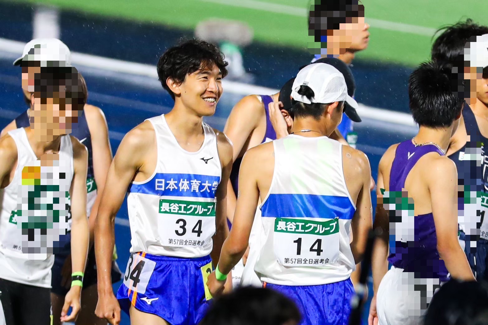 二村昇太朗の陸上競技の写真 - トレーニング風景